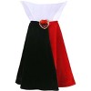 HalloweenCostumes.com   Women  Disney Alice in Wonderland Queen of Hearts Costume Kit, Black/White/Red - 3 of 4