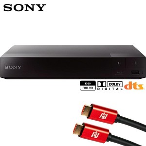 Sony BDP-S1700U Blu-ray DVD Player, Dolby Digital, DVD Upscaling + HDMI Cable Bundle - 1 of 4