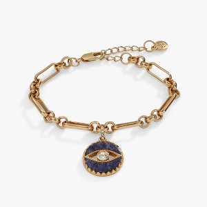 Alex and Ani Sodalite Evil Eye Chain Bracelet - 1 of 4