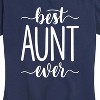 Women's - Instant Message - Best Aunt Ever Short Sleeve Graphic T-Shirt - 2 of 4