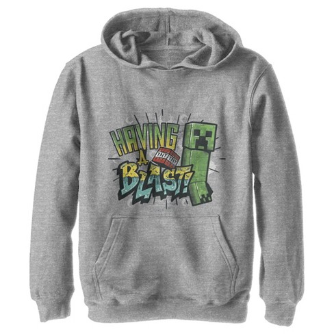 Boy s Minecraft Having A Blast Pull Over Hoodie Target