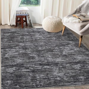 Runner Rug Washable Runner Rug Modern Abstract Runner Mat Hallway Contemporary Solid Rug Non-Slip Foldable Aesthetic Accent Floor Carpet - 1 of 4