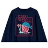 The Spongebob Movie Gary The Snail Adult Navy Crew Neck Long Sleeve Sweatshirt - 2 of 2