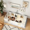 PawHut Whelping Box for Dogs with Retractable Light Stand, Washable Waterproof Pee Pad & Adjustable Door for Medium to Small Dogs - 2 of 4