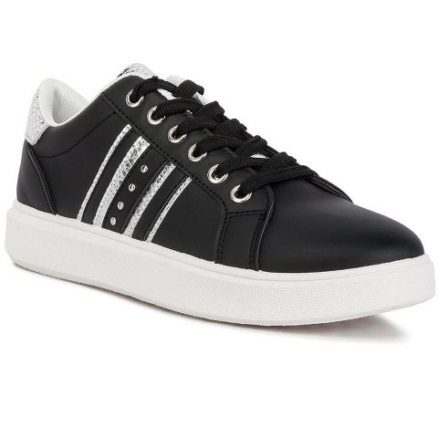 Женские кроссовки London Rag Womens Claude Faux Leather Back Panel Detail Sneakers 8