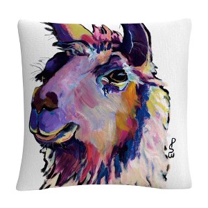 Pat Saunders 16 X 16 Decorative Throw Pillow by Trademark Fine Art - 1 of 4