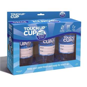 ZENFUN Set of 100 Mini Plastic Paint Cups with Lids 0.85 Oz(25ml) Paint  Container Pots
