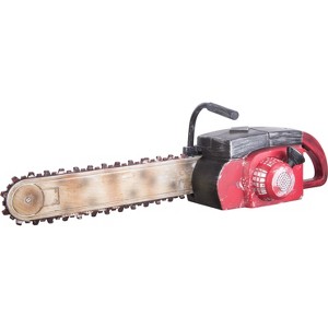Sunstar 22-inch Rusted Red Animated Chainsaw Prop - 1 of 1