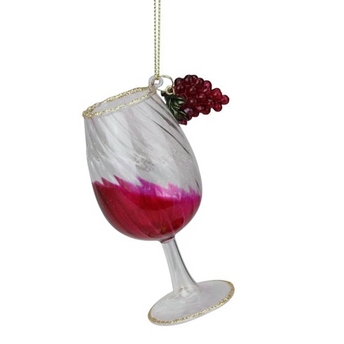 Northlight 4 Mulled Wine Glass Christmas Ornament 