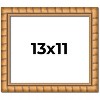 PosterPalooza | 13x11 Modern Bamboo Picture Frame, UV Acrylic, 5 Finishes - 2 of 4