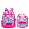 JWorld Duet Kids' 18" Backpack with Detachable Lunch Box - Blue Raspberry - 3 of 4