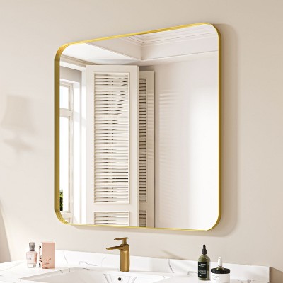 Aluminum Framed Bathroom Mirror