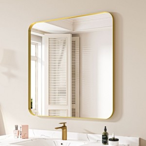 Aluminum Framed Bathroom Mirror - 1 of 4