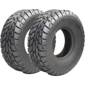 Coucheta Set of 2 Off-Road ATV/UTV Tires, PR All-Terrain Tires, Heavy-Duty Tubeless Design for Mud, Dirt, Turf Adventures, Multi-Size - 1 of 4