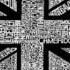 LA Pop Art Men's Word Art T-shirt - UNION JACK - 3 of 4