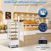 Acekool 3.5 Cu.Ft Commercial Refrigerated Display Case, Single Door Bakery Display Refrigerator with LED Lighting - 4 of 4