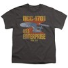 Boys' Star Trek Ncc1701 T-Shirt Charcoal Small - 2 of 4