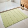 Unique Bargains 2Pcs Non Slip Absorbent Thick Soft Quick Dry Bathroom Bath Rugs - 2 of 4