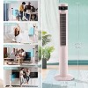 ZAFRO Tower Fan With Remote, Cooling Fans That Blow Cold Air for Home, 85¡ã Oscillating Bladeless Tower Fan with 24ft/s Velocity, 3 Modes - 3 of 4