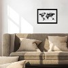 19" x 13" Mapamundi Brick Framed Wall Art - Hatcher and Ethan: Modern Digital Art, Plastic Frame, Wire Mount - 4 of 4