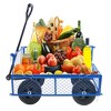 SKRAN Solid Wheels Large-Capacity mesh Steel Garden Trolley with Detachable Side Without Inflatable Tires,The Load can Reach 1100 pounds - 4 of 4