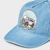 Girls' Ford Bronco Baseball Hat - Blue: Cotton Twill, Adjustable Back Snap, Midweight Fabric, Classic Letter Pattern - 3 of 3