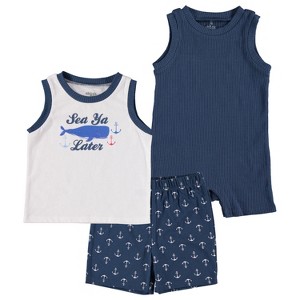 Chick Pea Baby Boy Baby Clothes Layette Set - 1 of 3