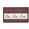 Kate Aurora Montauk Accents Anti Fatigue Memory Foam 18" x 30"  Live~Love~Laugh Kitchen Floor Mats With Beveled Edges - 2 of 3