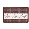 Kate Aurora Montauk Accents Anti Fatigue Memory Foam 18" x 30"  Live~Love~Laugh Kitchen Floor Mats With Beveled Edges - image 2 of 3