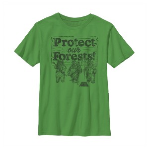 Boy's Star Wars Ewok Protect Our Forests T-Shirt - 1 of 3