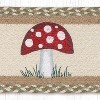 Earth Rugs Handmade Mushroom Stair Rug – Artisan Stair Decor with Nature Theme - 2 of 3