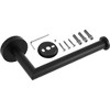 LunaLulinlk Toilet Paper Holder Wall Mount,Matte Black Toilet Paper Roll Holder for Bathroom - 3 of 4
