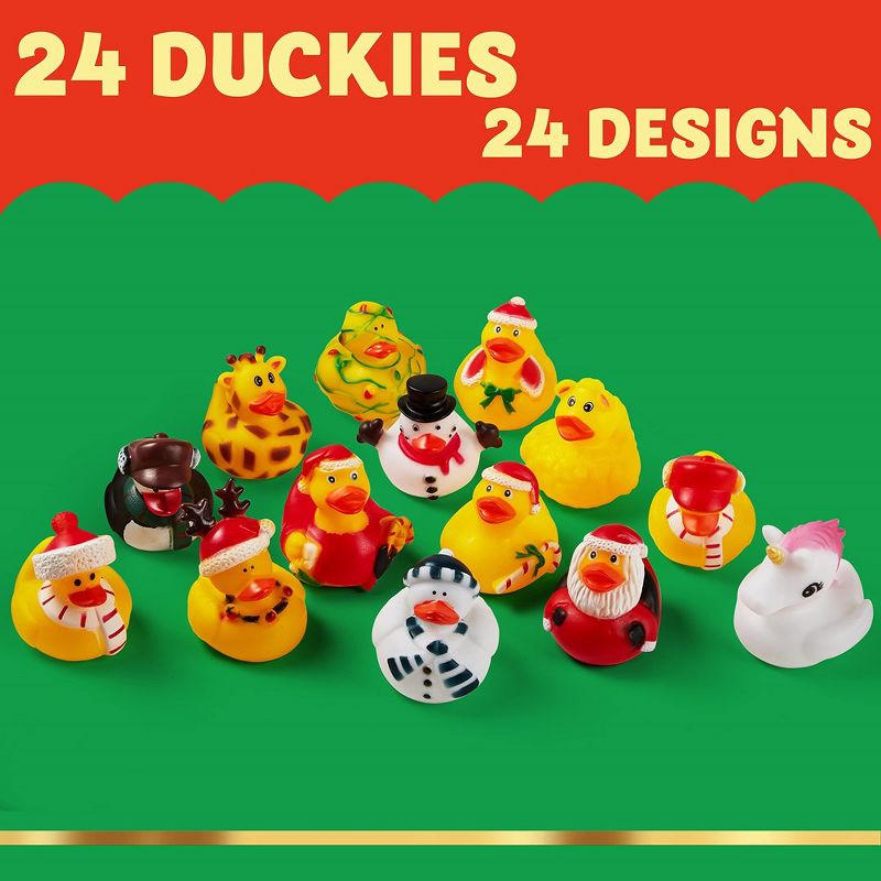 Roll over image to zoom in
JOYIN 24pcs Kids Christmas Rubber Ducks, 3 of 7