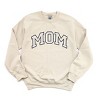 Simply Sage Market Embroidered Mom Varsity Outline Sweatshirt - M - Dust - 2 of 4