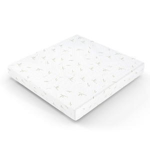 Resenkos Twin Size Memory Foam Mattress in a Box, 2" Gel Green Tea AeroFusion Memory Foam, 6" Flex Support Base Foam, Soft Touch, Dreamer 8", - 1 of 4