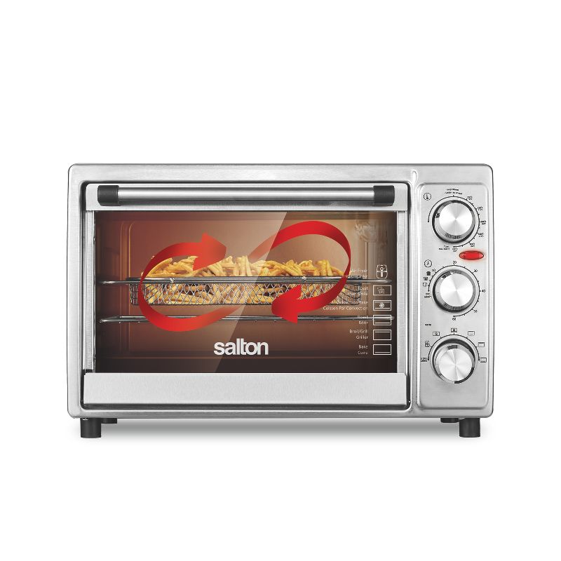 Salton Stainless Steel Air Fryer Toaster Oven Silver, 2 of 8