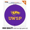 University of WisconsinStevens Point Primary Logo Automotive Car Window Locker Circle Bumper Sticker - 3 of 4