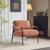 Christopher Knight Home Varsts Modern Wood and Metal Upholstered Accent Chair - 2 of 4