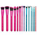 MODA Brush Ultimate Originals 14pc Makeup Brush Set, Includes Stippled, Foundation, and Pointed Liner Makeup Brushes
