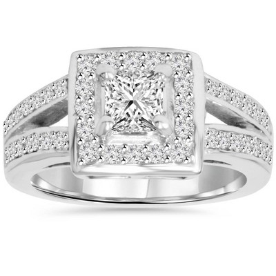 •HAWK EYE - TEAR• split band silver ring (size 7)