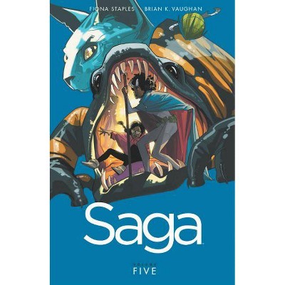 Saga, Volume 5 - (Saga Tp) by  Brian K Vaughan (Paperback)