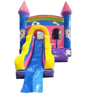 Pogo Bounce House Crossover Bounce House with Slide - 1 of 4