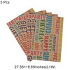 Unique Bargains Gift Wrap Paper Kraft 27.56"x19.69" 5 Pcs - 3 of 4