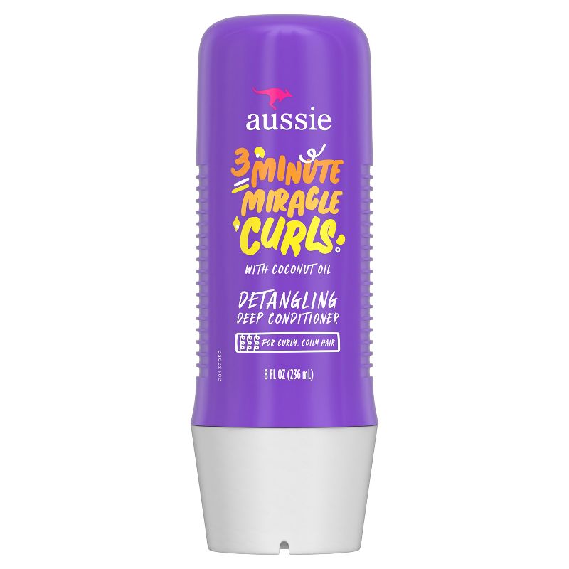 Aussie 3 Minutes Miracle Curls Detangling Deep Conditioner - 8 fl oz, 3 of 17