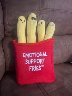 Emotional Support Smile French Fries Plush Stuffed Toy Plush - Temu