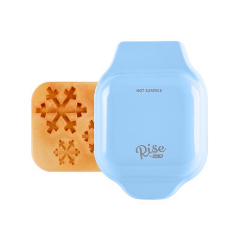 Rise by Dash 7 in. Blue Waffle Maker