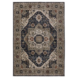 Oriental Weavers Eliana ELI07 Blue / Grey Indoor Area Rug - 2'3" x 7'6" - 1 of 4