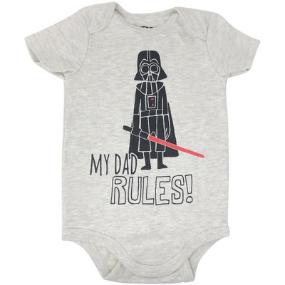 Star Wars Darth Vader Baby Bodysuit Newborn to Infant