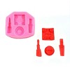 O'Creme MAC Makeup and Palette Silicone Fondant Mold - 1.35" x 2" - Pink - 3 of 3