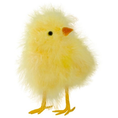 Northlight 5” Furry Chick Facing Left Spring Easter Figure - Yellow